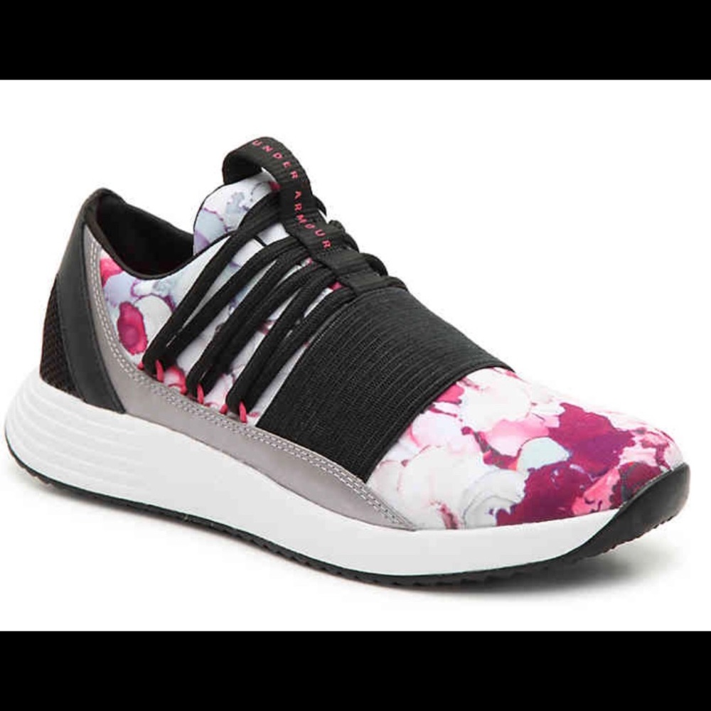 Berry water color Under Armour shoes